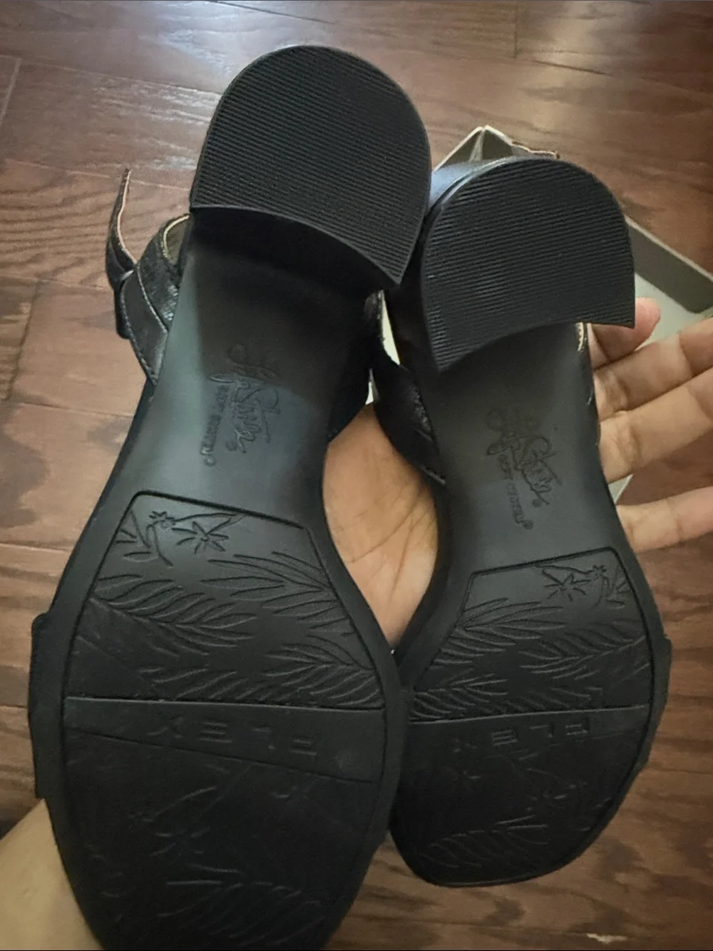 Life stride Black Ankle-Strap Block Heel Sandals - Women